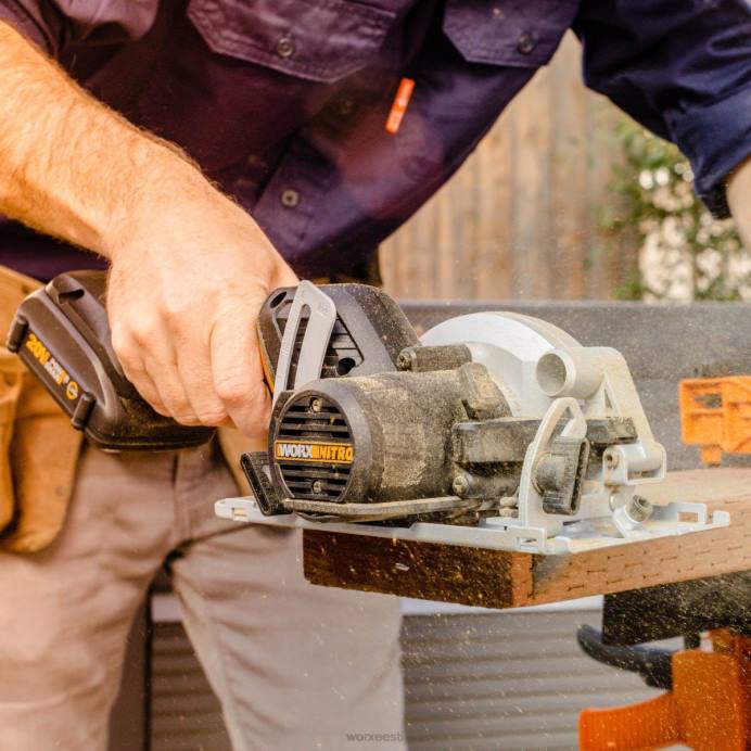 nitro 20v võimsusjagatud saag 4,5-tolline aku kompaktne ketassaag harjadeta mootoriga – ainult tööriist VLRD142 elektrilised tööriistad WORX