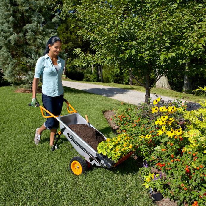 aerocart 8-in-1 õuekäru / käru / nukk VLRD41 aiatööriistad WORX